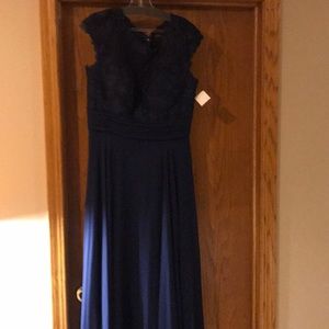 Beautiful navy blue formal dress